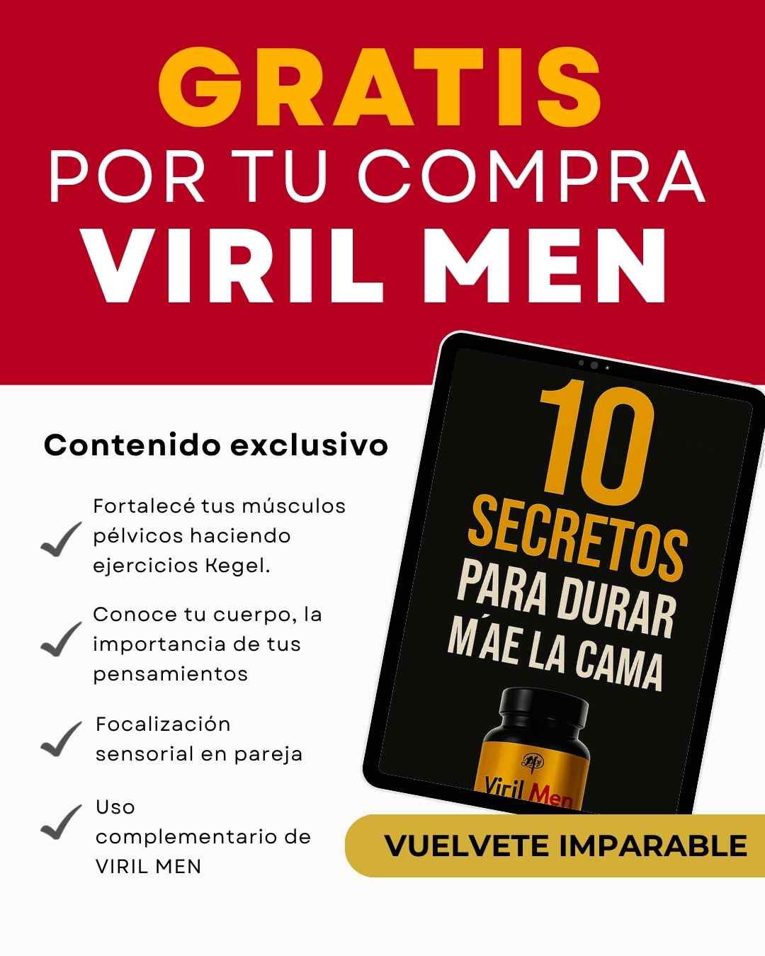 Viril Men™ + Guia digital | Tu aliado en rendimiento.