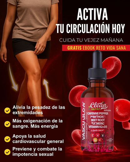 Vascuglow™ + GRATIS Ejercicios vida sana
