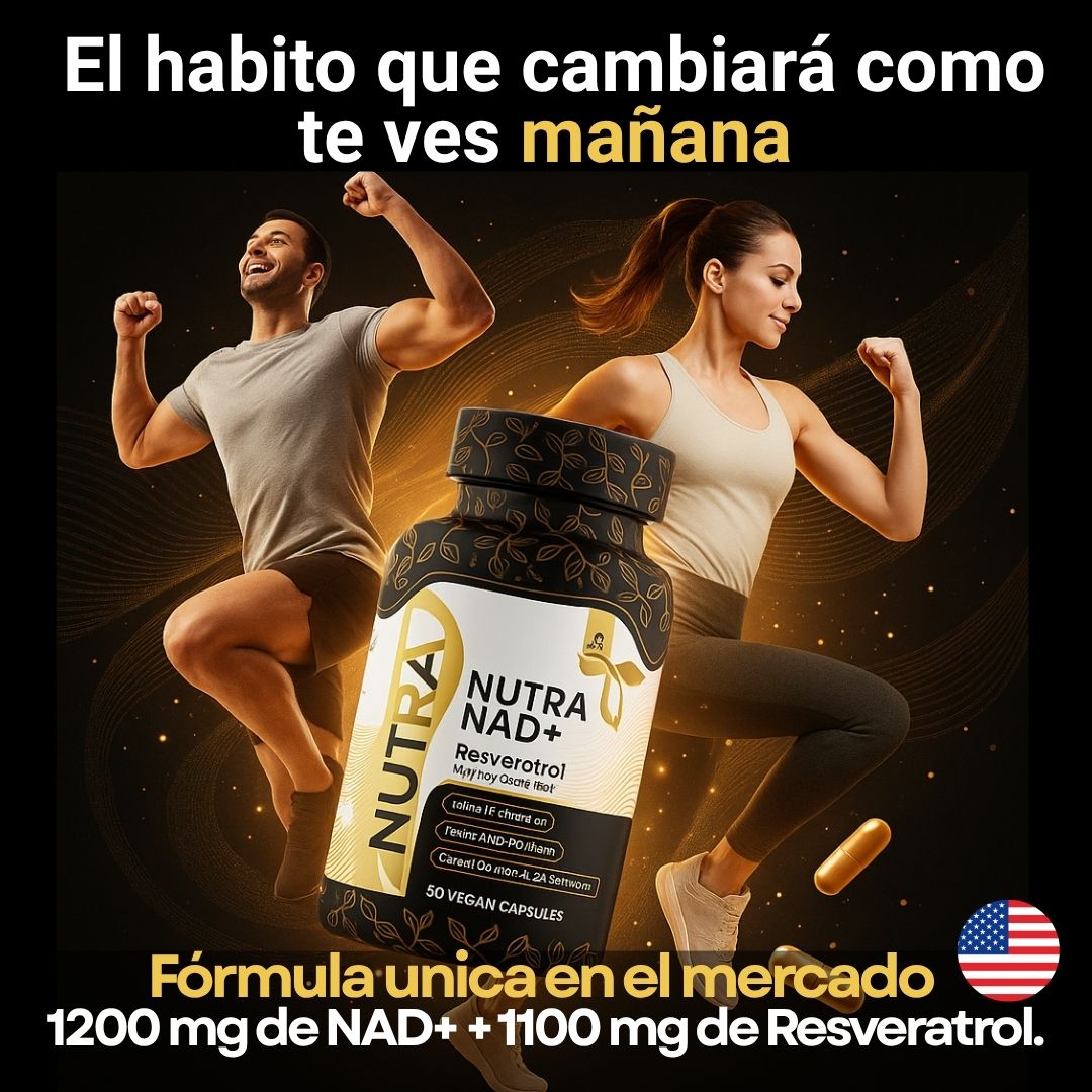 NUTRA™ NAD + Resveratrol - Suplemento antienvejecimiento