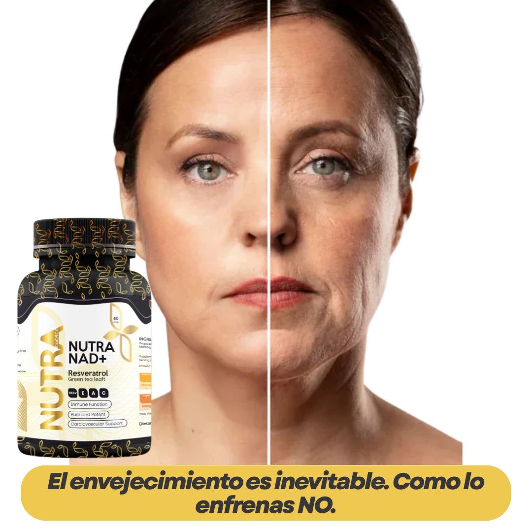 NUTRA™ NAD + Resveratrol - Suplemento antienvejecimiento