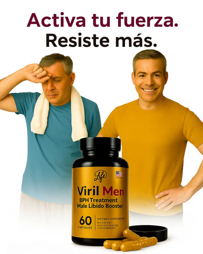 Viril Men™ + Guia digital | Doble apoyo masculino