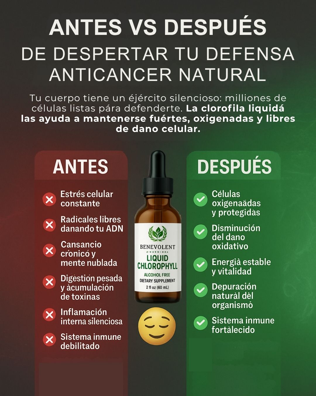 Clorofila Benevolent™ + GRATIS Ejercicios vida sana