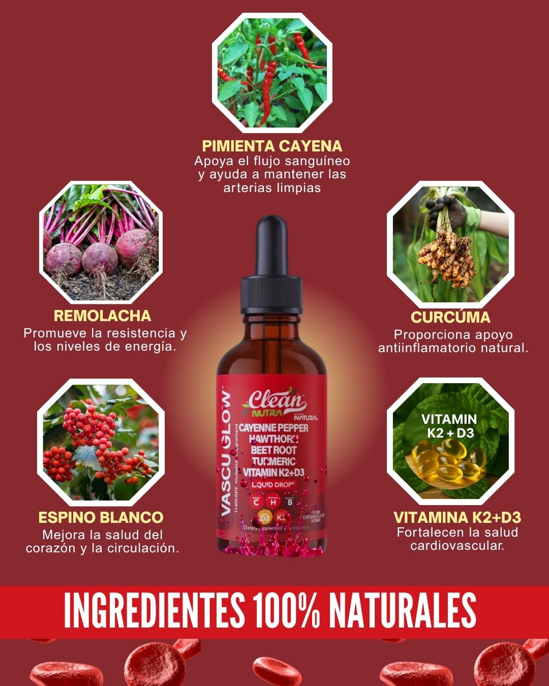 Vascuglow™ + GRATIS Ejercicios vida sana