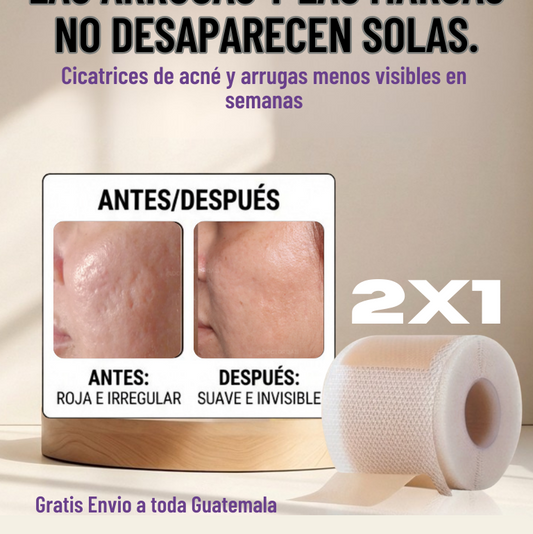 CINTA SILICONA CICATRICES, ACNÉ, ARRUGAS
