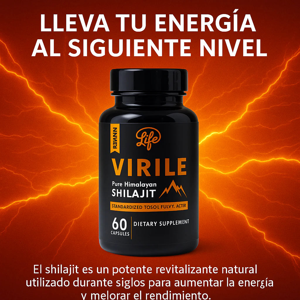 VIRILE SHILAJIT- Potencia tu rendimiento.