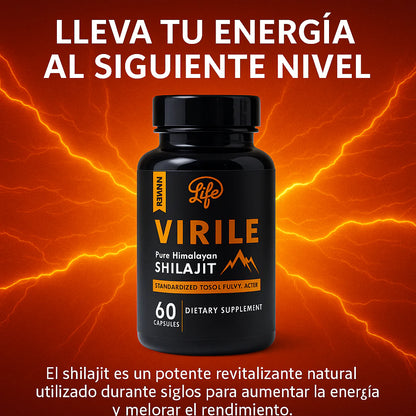 VIRILE SHILAJIT- Potencia tu rendimiento.