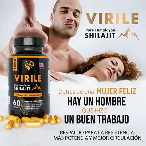 VIRILE SHILAJIT- Potencia tu rendimiento.
