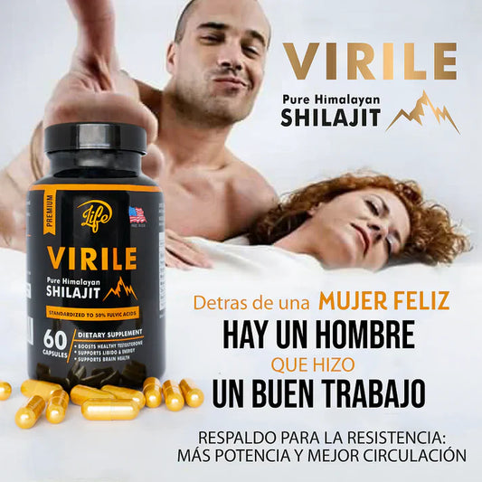 VIRILE SHILAJIT- Potencia tu rendimiento.
