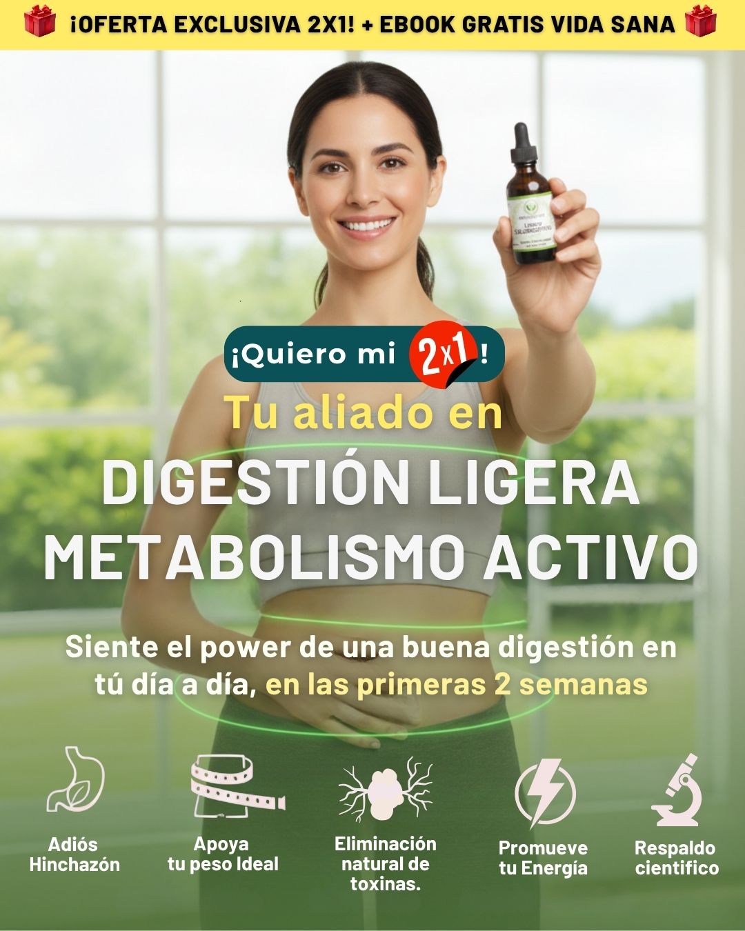 Clorofila Benevolent™ + Ebook vida sana